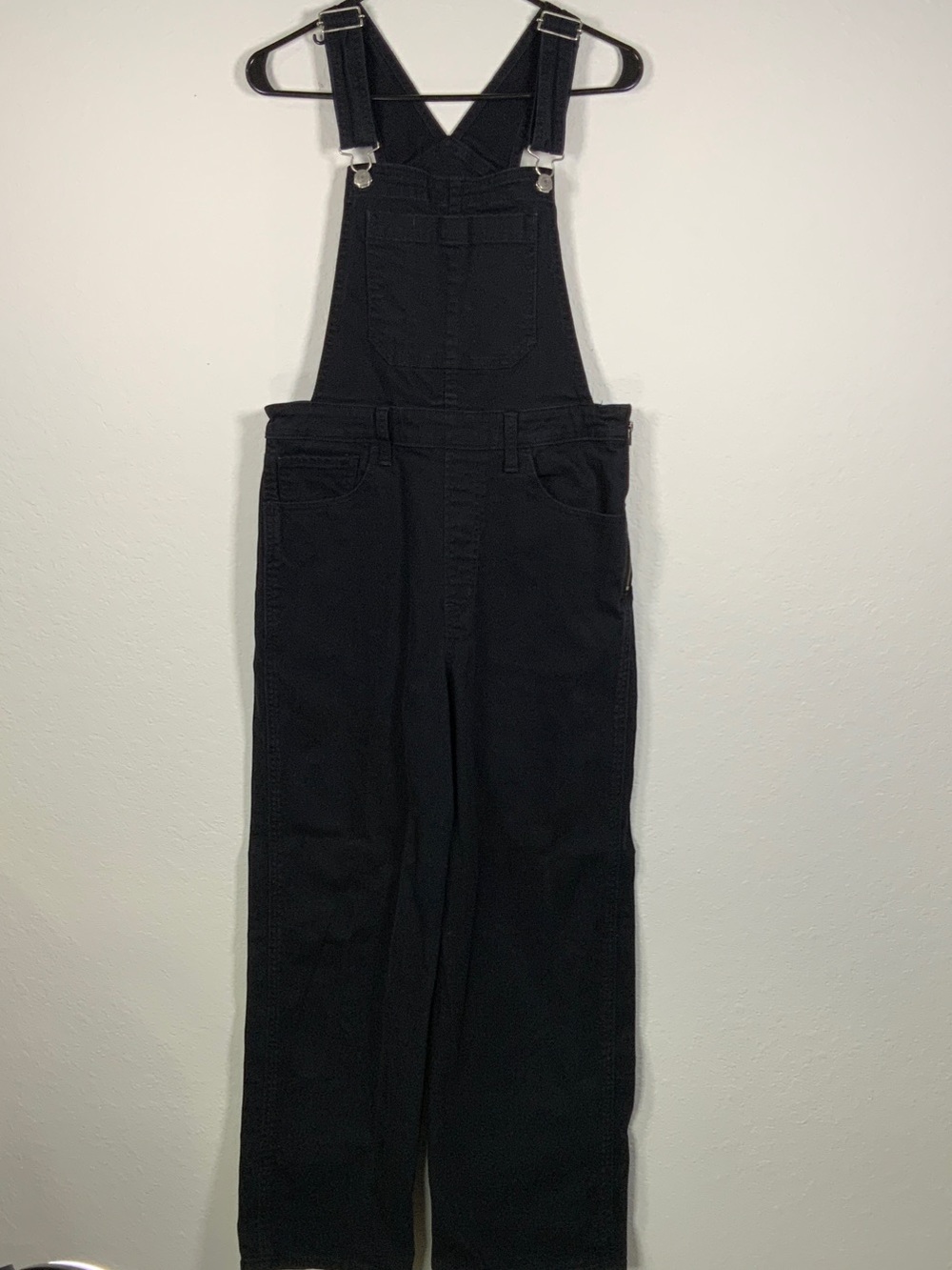 Levi's Black Women's Denim Overalls - Straight Leg Bib Jumpsuit